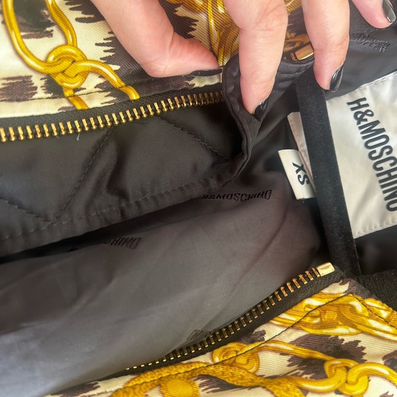 H&M Moschino bomber jacket from designer collection - Picture 3 of 4